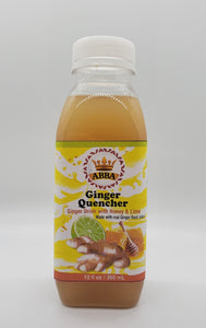 12 Pack Ginger Quencher Drink - 12 oz Bottles - 12 Total